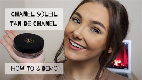 how to apply chanel tan de soleil|What Brush Do You Use to Apply Chan.